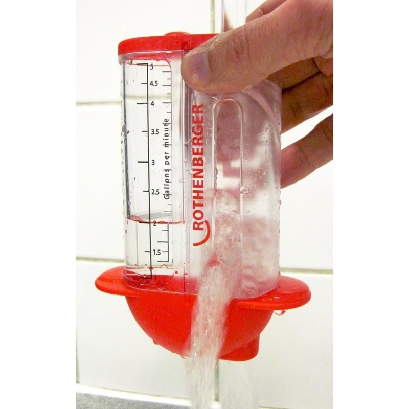 Rothenberger 2.5-20 Litre Water Flow Measure - Type
