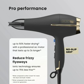 Conair InfinitiPRO Full Body & Shine Pro Hair Dryer, Titanium Technology