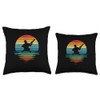 Sitar Player Sitarist Musicians Sitars Silhouette Throw Pillow