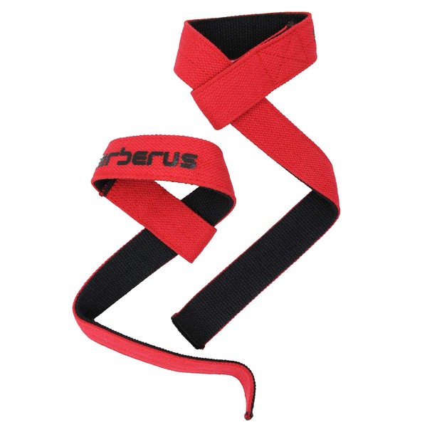 CERBERUS Strength Dual-Ply Lifting Straps - Weightlifting, Bodybuilding, Powerlifting, Strength Training, Deadlifts - 27.5" Long Cotton