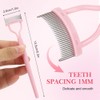 KAMOJI Folding Angle Scalloped Lash Brush, 2025 New Eyelash Comb