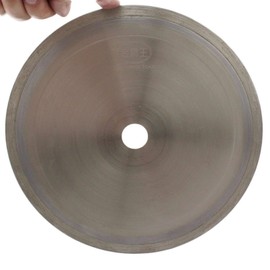 ILOVETOOL 10'' Sintered Diamond Blade for Masonry, Wet Cutting, Continuous Rim, Arbor 1'' with Bushing 5/8''