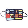 Kids Dress Learning Board Zipper Lace Up Buckles Release Felt