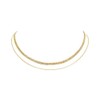 LYLYMIMI Gold Necklace for Women Trendy, Dainty 14K Gold/Silver Herringbone
