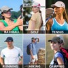 GADIEMKENSD Unstructured Quick Dry Sports Cap Outdoor Sun Protective Unisex,