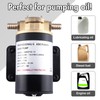 NovelBee Self Priming Impeller Pump,3.2GPM Gear Oil Pump,Self Priming Oil