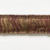 Plankroad Fuschia and Mustard High Quality Decorative Brush Fringe Trim