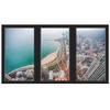 VWAQ - Office Window Sticker Beach View Wall Decal Removable