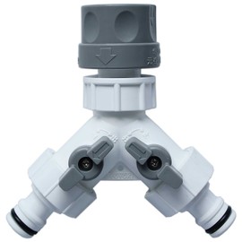 Toyox C-29 Sprinkling Parts, 2-Way Freely Branch Socket Fitting with Cock