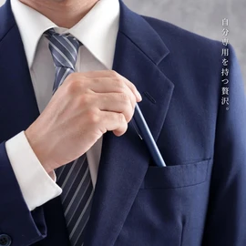 Parker Imcat, Ballpoint Pen, Genuine Refill Set, Luxury, Gift, Stylish, 0.04 inch (1.0 mm), Ink, Black, Men (Navy)