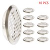 COMOK 10Pcs 53mm/2inch Stainless Steel Air Vents, Circular Vent Stainless