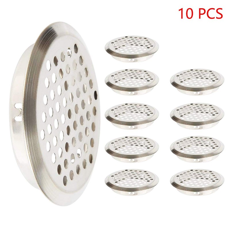 COMOK 10Pcs 53mm/2inch Stainless Steel Air Vents, Circular Vent Stainless