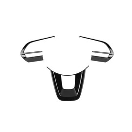 MEKOMEKO RZ-FB Toyota Rise A200 Series Interior Parts Steering Panel Steering Cover Steering Wheel Switch Cover Garnish Accessory Interior Panel ABS Resin 3PCS (Piano Black)