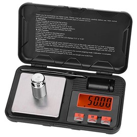 200 Gramos X 0,01 Gramos Báscula Digital Mini Escala de Joyería con Pantalla LCD para Alimentos, Joyas y Café