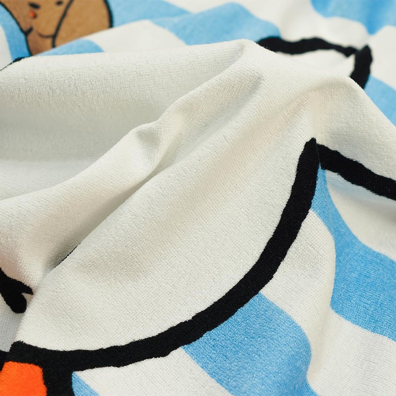 Miffy Towel Blanket, Nap Blanket, Kids, 33.5 x 45.3 inches