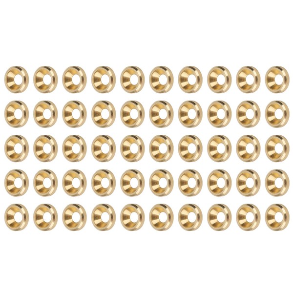 50 pcs Countersunk Washer, Copper Finishing Washers, Countersunk Cup Shim