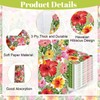 100PCS Hawaiian Paper Napkins 3 Ply Tropical Decorative Hand Towels