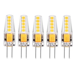 I-SHUNFA I-SHUNFA 5er Pack G4 LED Lampen Natrliches Wei? 4000K AC/DC 12V 3W 200LM Ersatz g4 20w Halogen Leuchtmittel Nicht Dimmbar Kein Flackern Stiftsockellampe Led Glhbirne