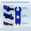 LxcshLjx MC4 Solar Panel Connectors, 5 Pair Male/Female Waterproof Solar