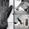 devembr Ski Gloves with Wrist Guards and Undercuff Design, Snowboarding