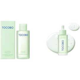 TOCOBO Cica Calming Aqua Toner 200ml Tónico Facial Calmante Hidratante Piel Sensible + Serum 50ml