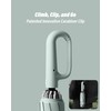EFFUSON Travel Compact Inverted Umbrella with Ring Buckle, Portable Large