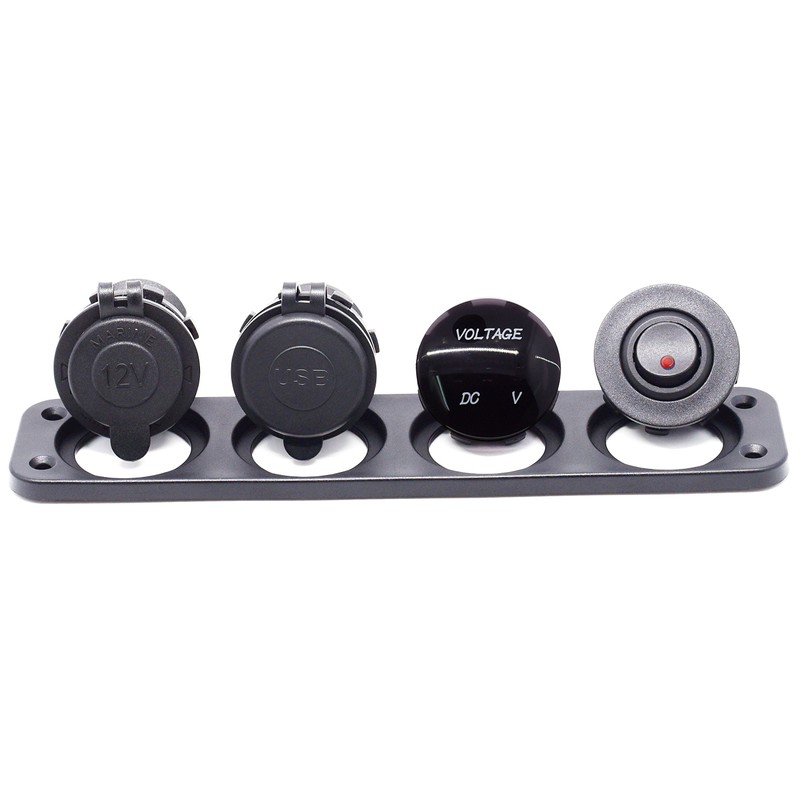 Cllena Dual USB Socket Charger 4.2A + 12V Power Outlet
