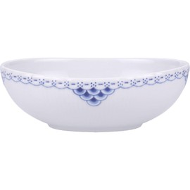 Royal Copenhagen 1058876 Princess Oval Bowl Plate, 6.1 inches (15.5 cm), Pair of 2, Wedding Gift