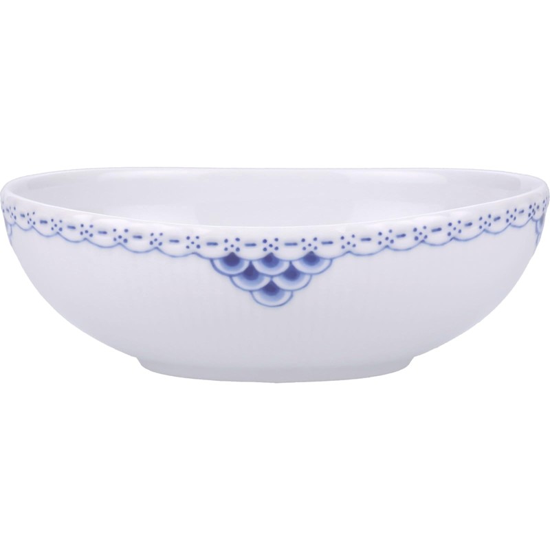 Royal Copenhagen 1058876 Princess Oval Bowl Plate, 6.1 inches (15.5