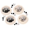 Vaguelly Black Camellia Rhinestone Nail Charms 4 Boxes Flower Nail