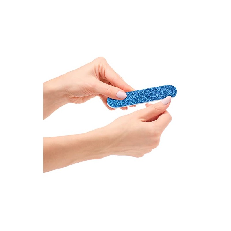 Sumind 100 limas de uñas a granel, tablero de esmeril