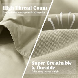 puredown® Down Throw Blankets for Couch, Lightweight Down Throw for Indoor and Outdoor, Soft Throw Blanket for Travel and Home, Packable and Washable, Khaki (50" x 70")