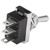 Heschen Metal Toggle Switch Flick Flip, KN3D-102, 12V 25A, ON/ON,