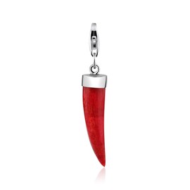 Nenalina charm, Coral Tooth pendant in 925 sterling silver for all standard charms - 712015-047