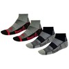 Everlast Mens Modern Socks, Black Grey