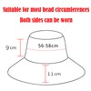 LHLZNB Double Sided Fisherman hat ，Sun Hats for Women UK，Wide