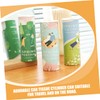 Mikinona 3Pcs Car Tissue Holder with Round Cylinder Design Portable