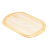PEARL METAL HB-997 Relaxing Square Wooden Plate for Grill Pans,