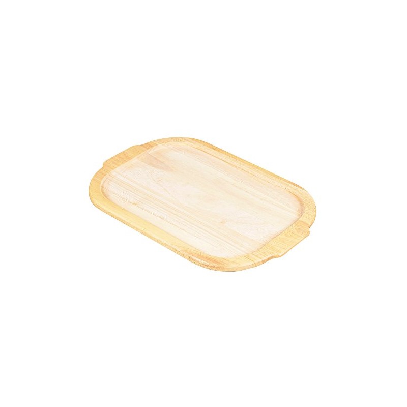 PEARL METAL HB-997 Relaxing Square Wooden Plate for Grill Pans,
