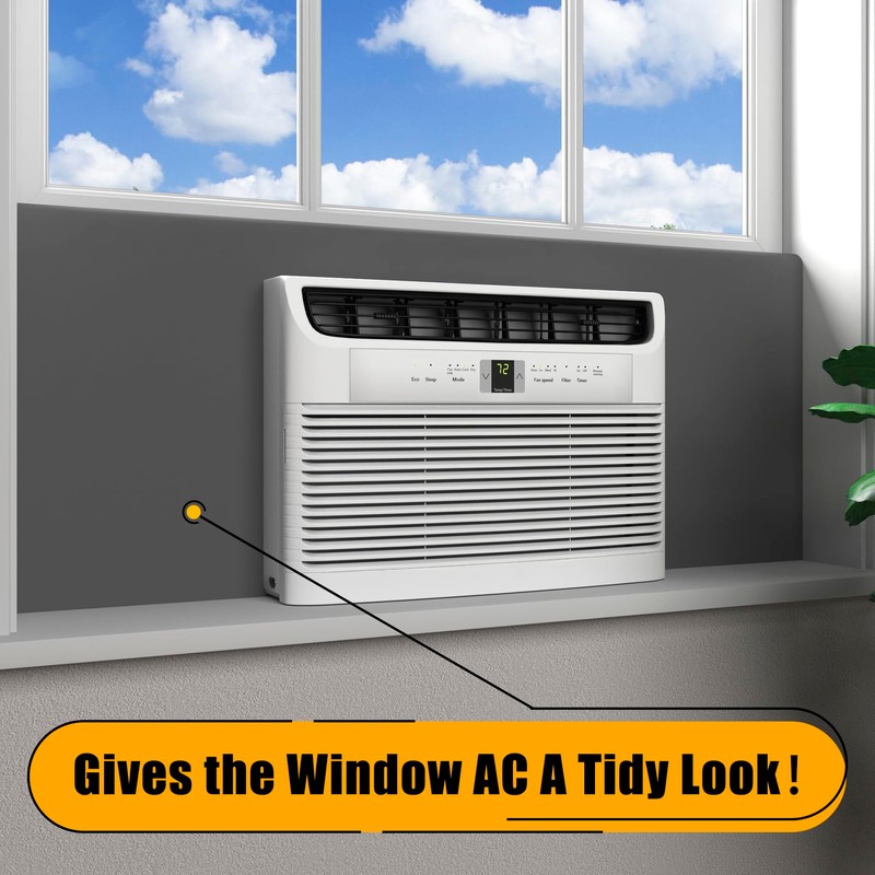 LBG Products Window Air Conditioner Side Panels,48" Extended Width Full