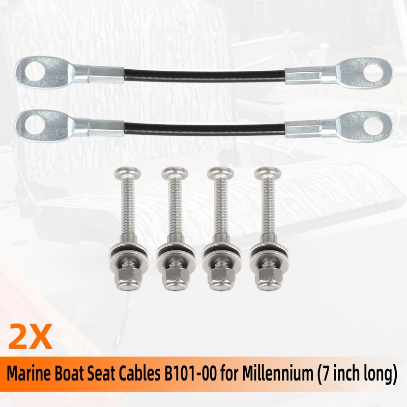 WIKIBB Marine Boat Seat Cables B101-00 Compatible with All Millennium
