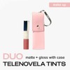 SARELLY, Dúo Telenovela, Tinta para Labios + Gloss, Estuche de