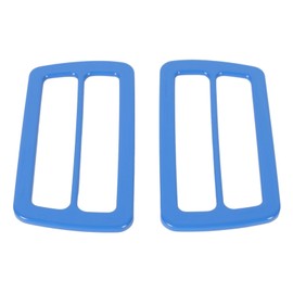 Daeiclru Dashboard Air Vent Outlet Cover Compatible with Toyota Tacoma 2024 2025, Side Air Outlet Cover, Center Console A/C Wind Outlet Trim Cover Interior Accessories (Blue)