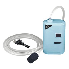 Bubbler for Aquarium Fish Tank | USB Quiet Portable Fish Tank Air Bubbler - Adjustable Fishing Aerator for Pool Hydroponics Plants Reptiles Aquaculture Pond Seafood