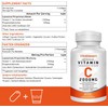 Liposomal Vitamin C Capsules 2000 mg - High Dose Gluten