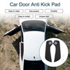 X AUTOHAUX Leather Car Door Anti Kick Pad Sticker for