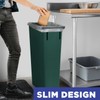 Plexon 23 Gallon Slim Trash Can - 30" H x