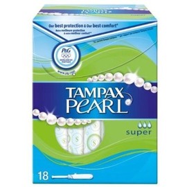 Tampax Pearl Super 18's (2 Packs)