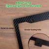 2-Pack License Plate Frame Heavy - Duty ABS Plastic License