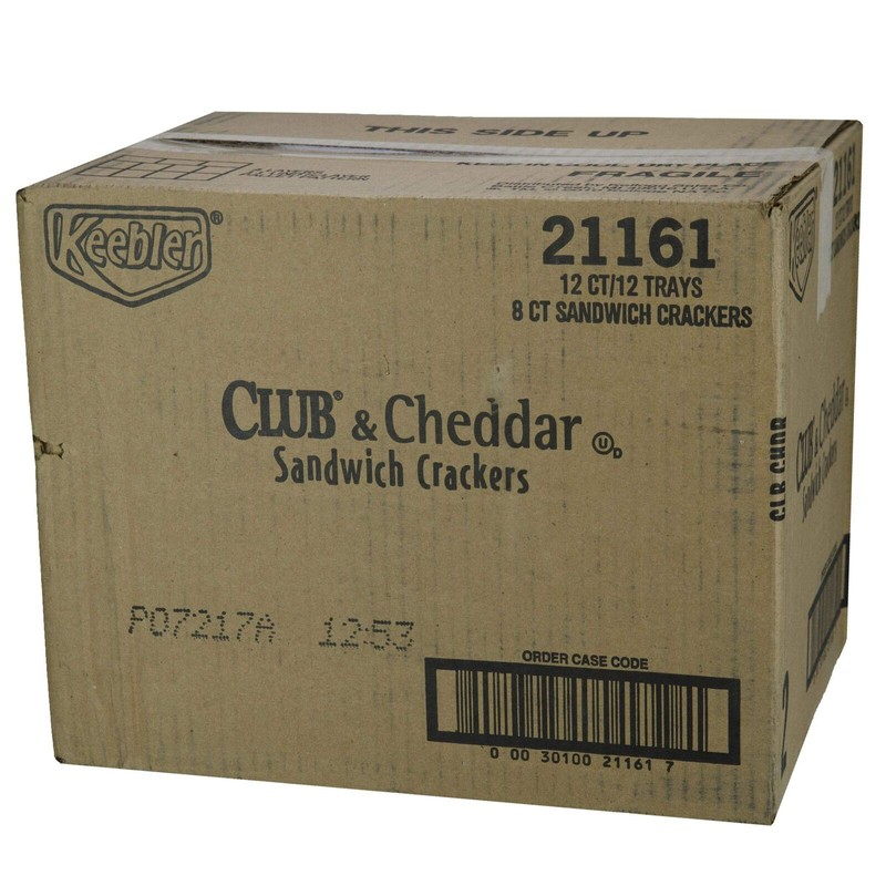 Keebler Club & Cheddar Cheese Sandwich Cracker Snack Packs-1.8 oz,